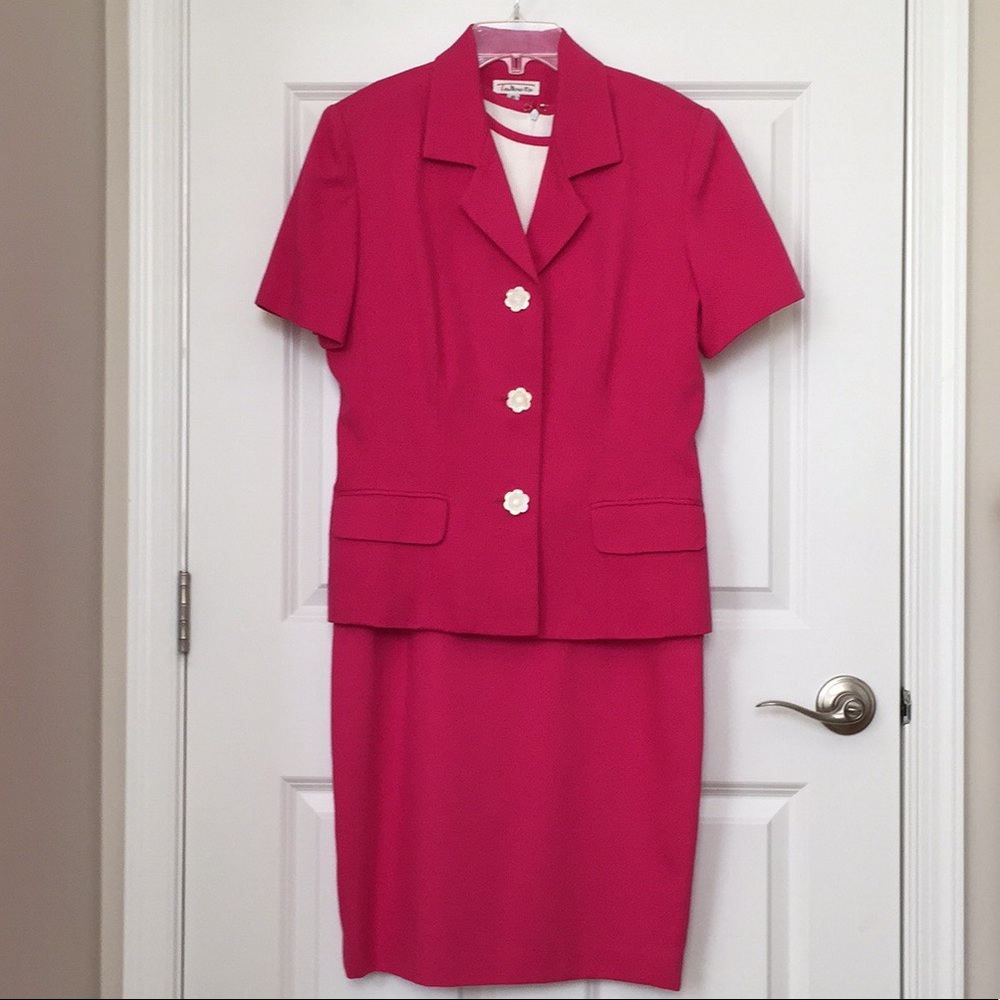 Vintage Talbots sheath dress suit